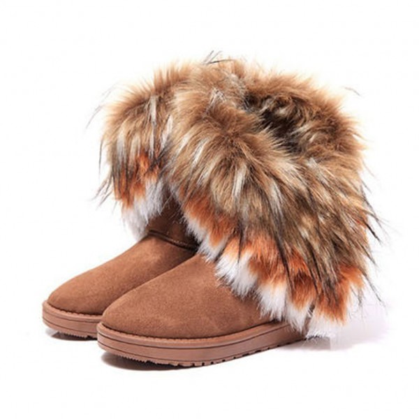 women's furry boots
